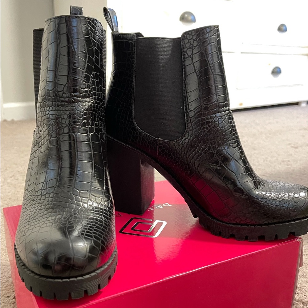 Soda Ankle Boot Chelsea platform Chunky Heel